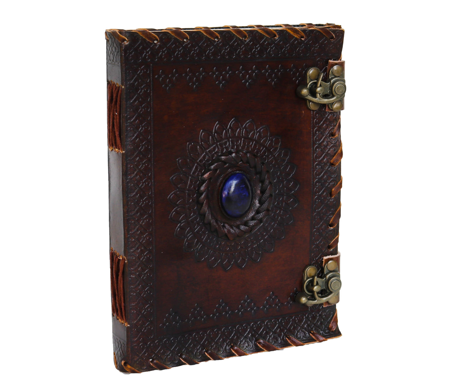 Mystical Blue Stone Journal with 2 Locks